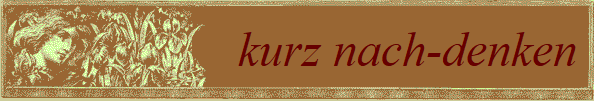 Logo 'kurz nach-denken'